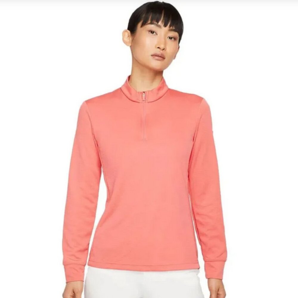 Nike Womens Dri-FIT UV Victory 1/2 Zip Golf Shirt Small S Top Pullover Layer - Picture 1 of 8